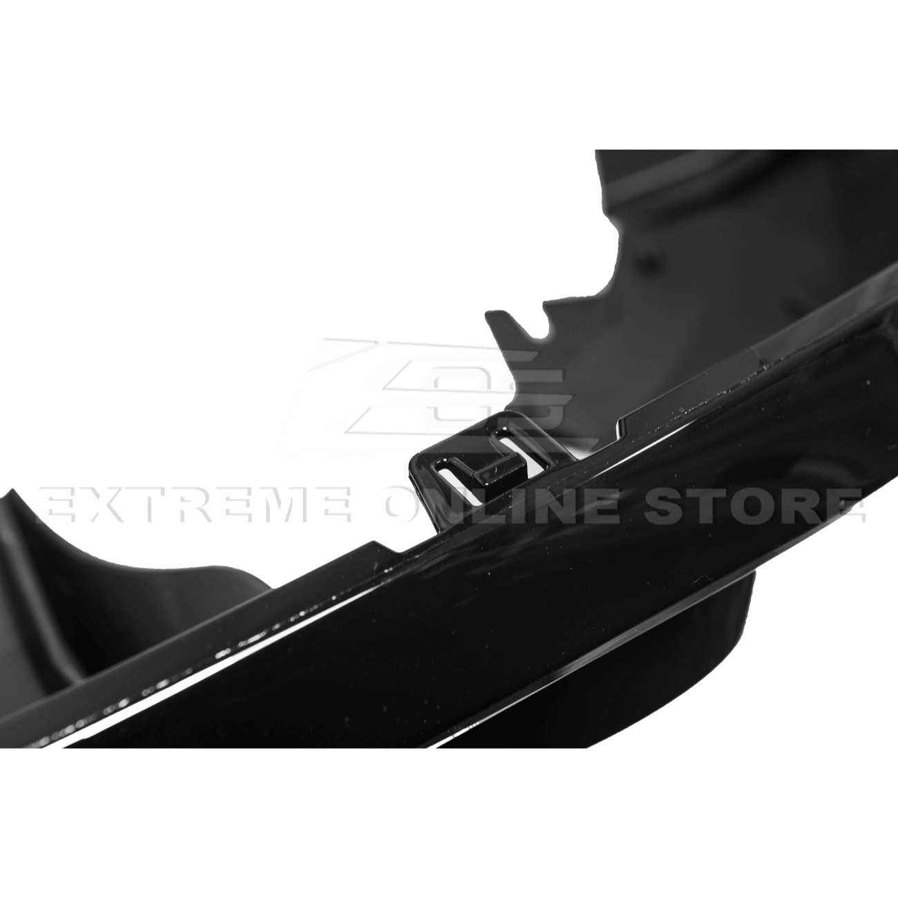 Dodge Durango WD Track Style Matte Black Rear Dual Tips Diffuser 2014-Up