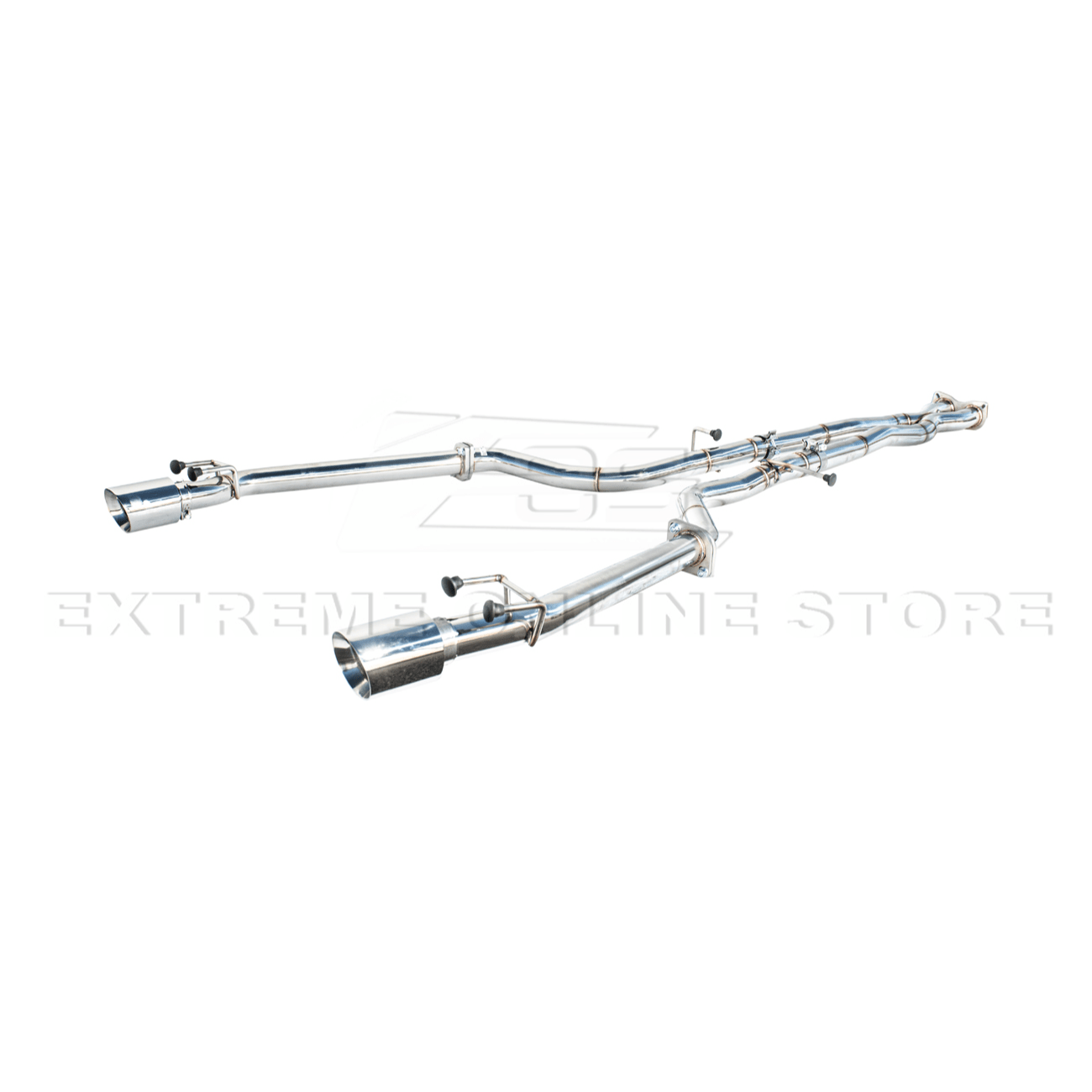Pontiac GTO T-304 Stainless Steel Straight-Through Cat-Back Exhaust System 4 Inch Tips 2005-2006