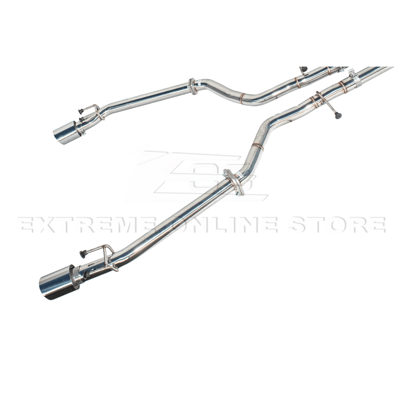 Pontiac GTO T-304 Stainless Steel Straight-Through Cat-Back Exhaust System 4 Inch Tips 2005-2006
