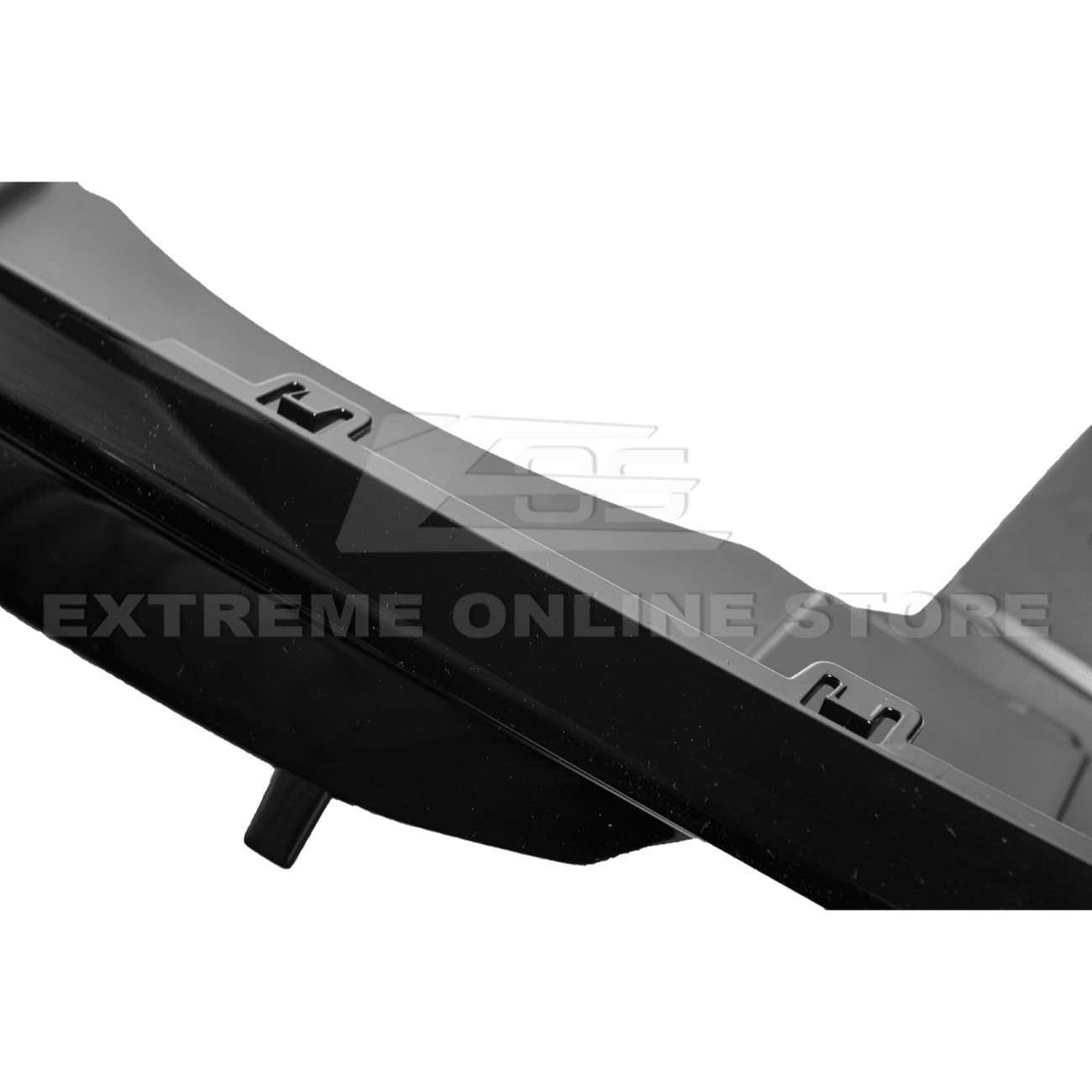 Dodge Durango WD Track Style Matte Black Rear Dual Tips Diffuser 2014-Up