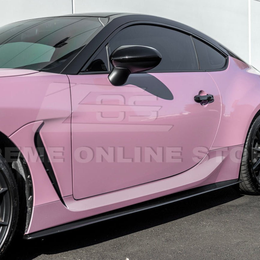 Toyota GR86 AS Style Matte Black Front Splitter and Side Skirt Kit 2022-Up
