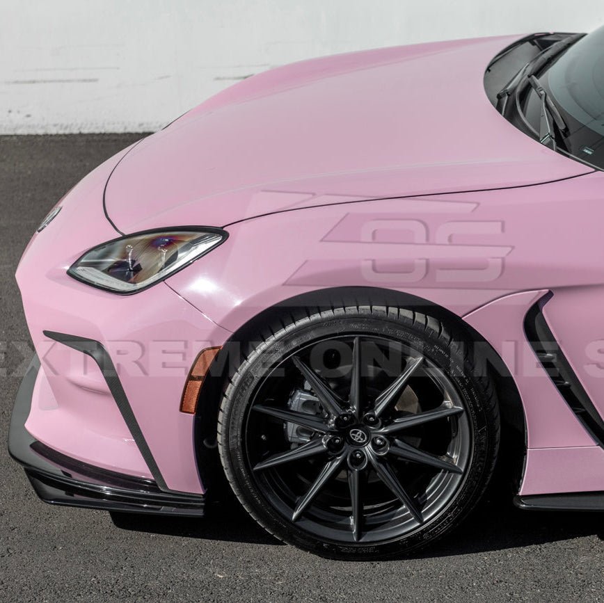 Toyota GR86 AS Style Matte Black Front Splitter and Side Skirt Kit 2022-Up