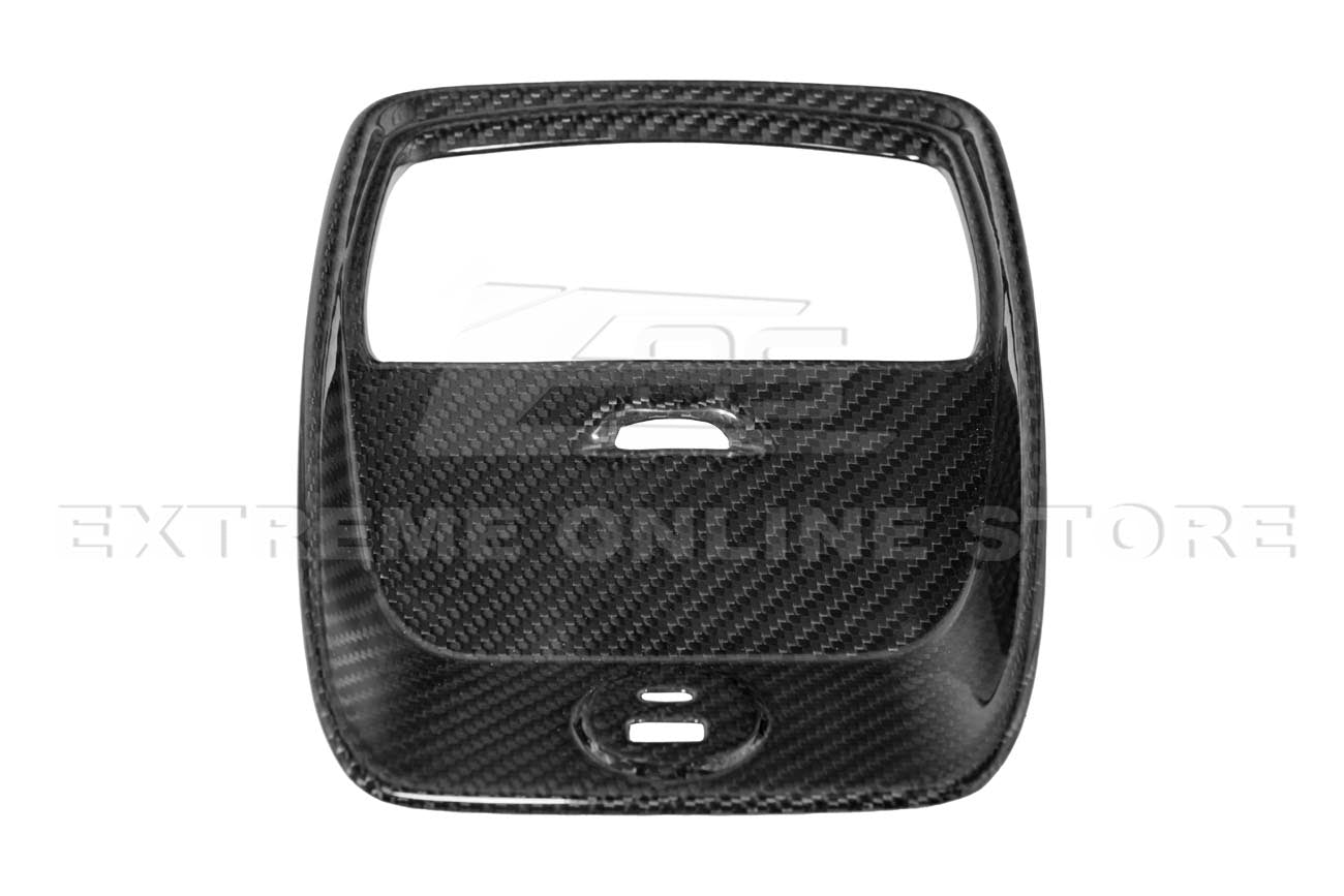 Ford Mustang Mach-E Factory Style Dry Carbon Fiber Rear AC Panel Cover 2021-Up