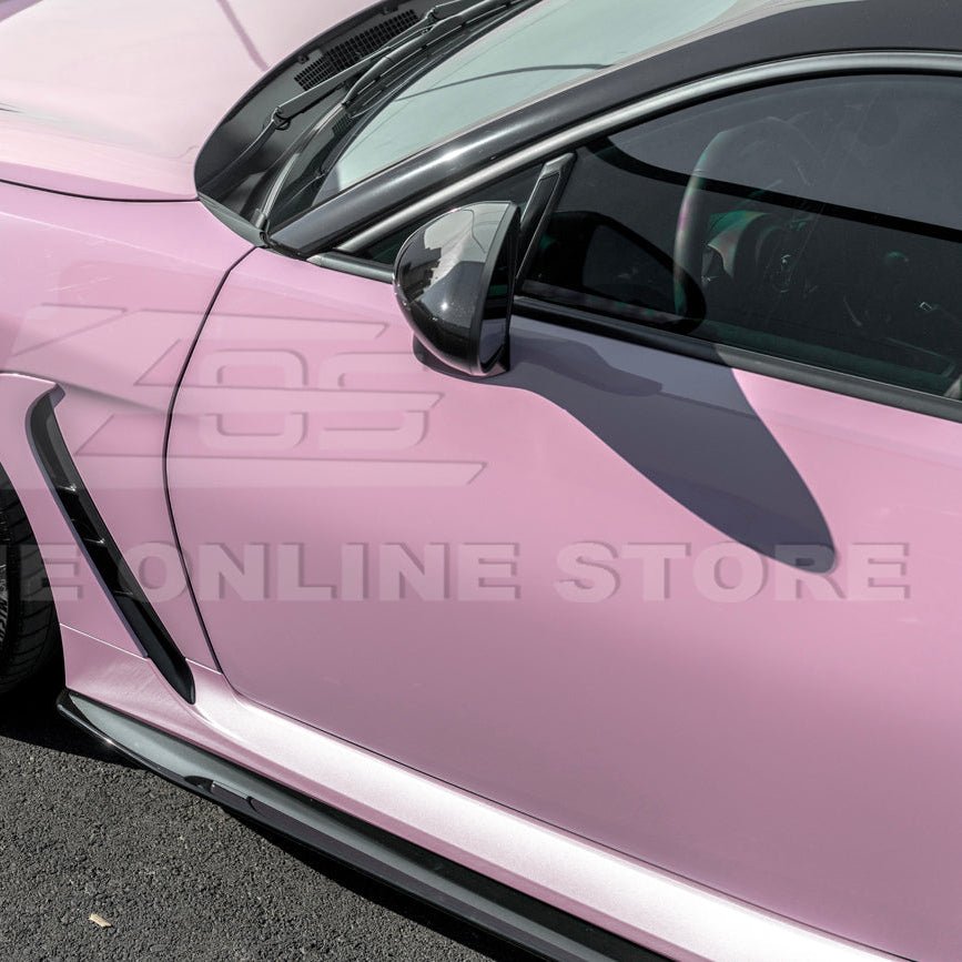 Toyota GR86 AS Style Matte Black Front Splitter and Side Skirt Kit 2022-Up