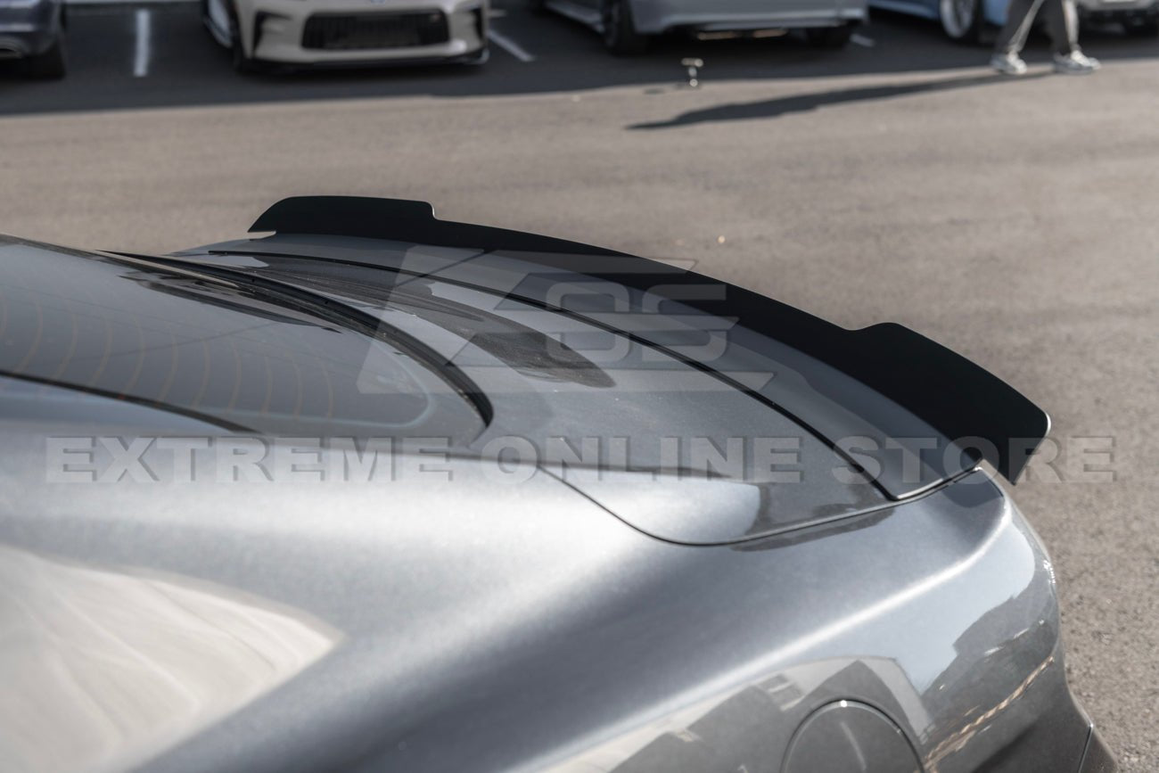 Ford Mustang S550 EOS Performance Ducktail Style Matte Black Gloss Black Rear Wing Spoiler 2015-2023