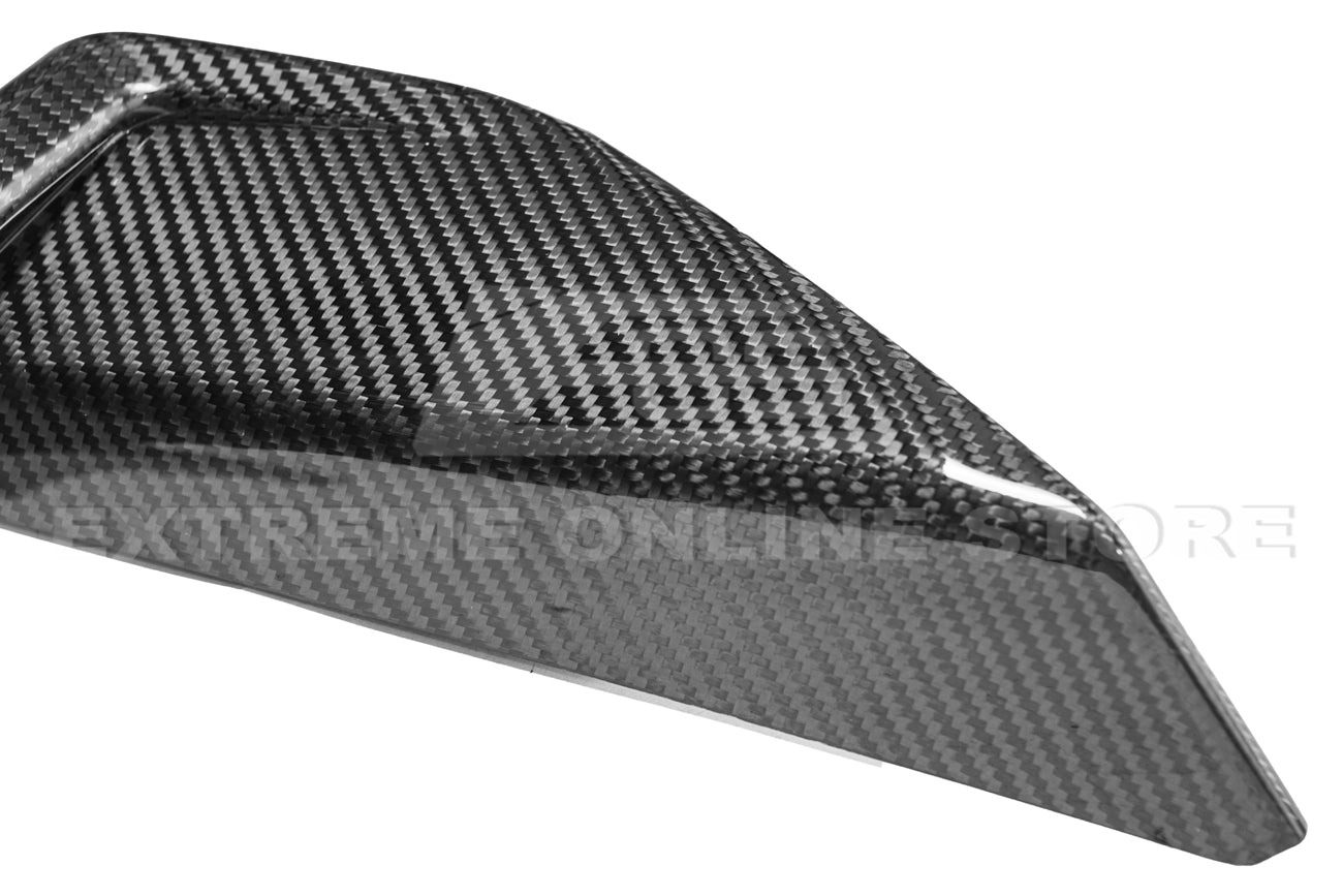Ford Mustang S650 Factory Style Dry Carbon Fiber Front Side Grille Inserts 2024-Up