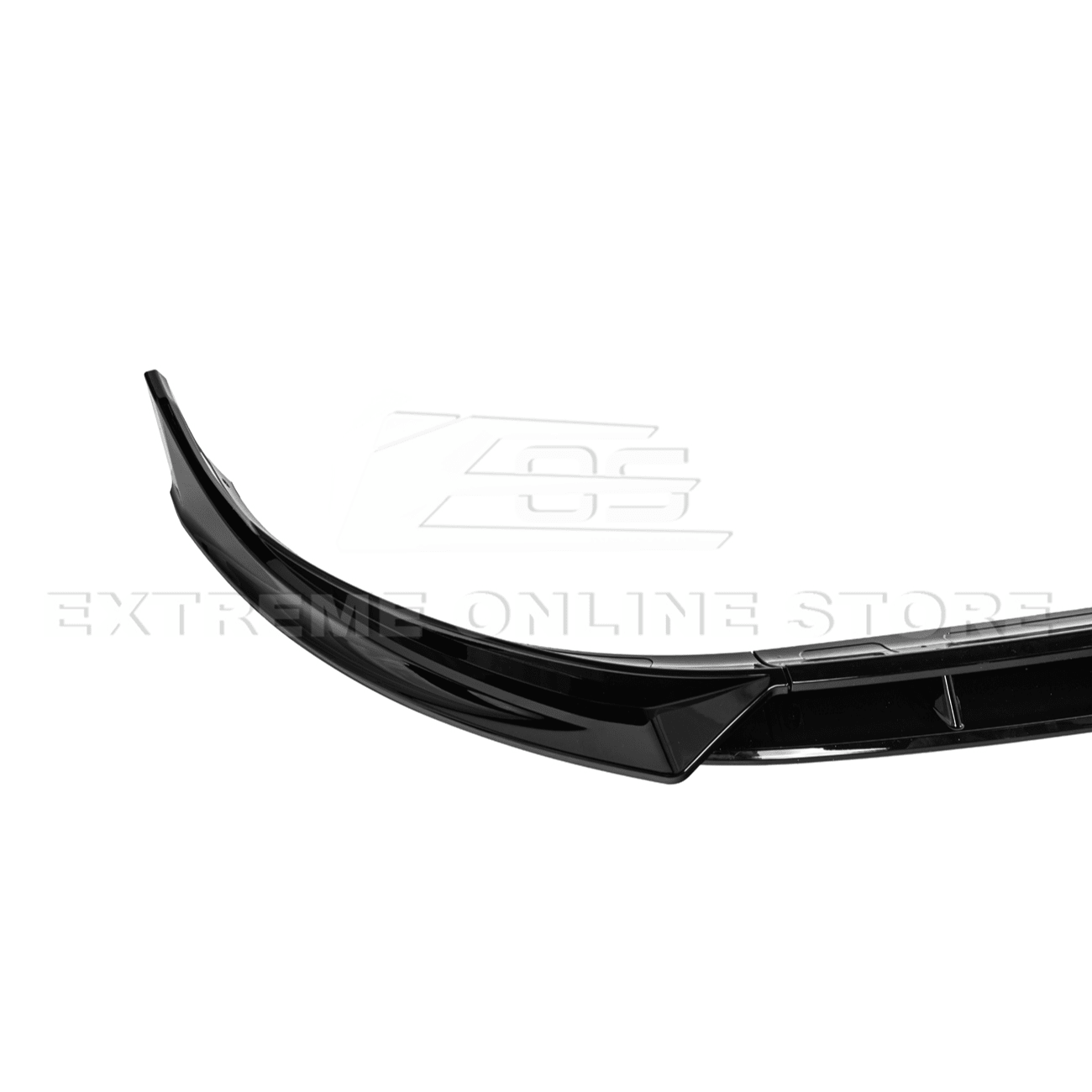 Tesla Model Y Track Style Gloss Black 4 Piece Front Bumper Lip Splitter 2025-Up