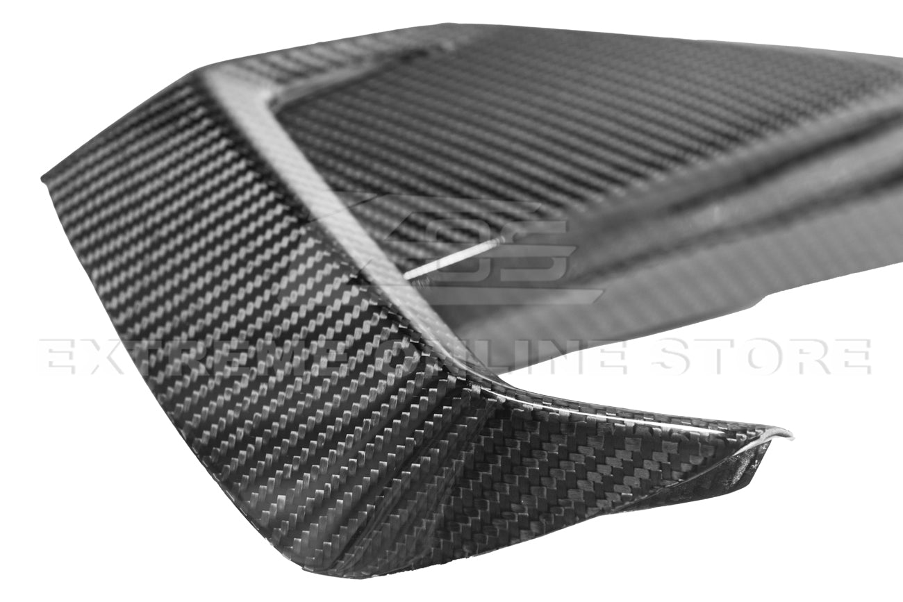 Ford Mustang S650 Factory Style Dry Carbon Fiber Front Side Grille Inserts 2024-Up