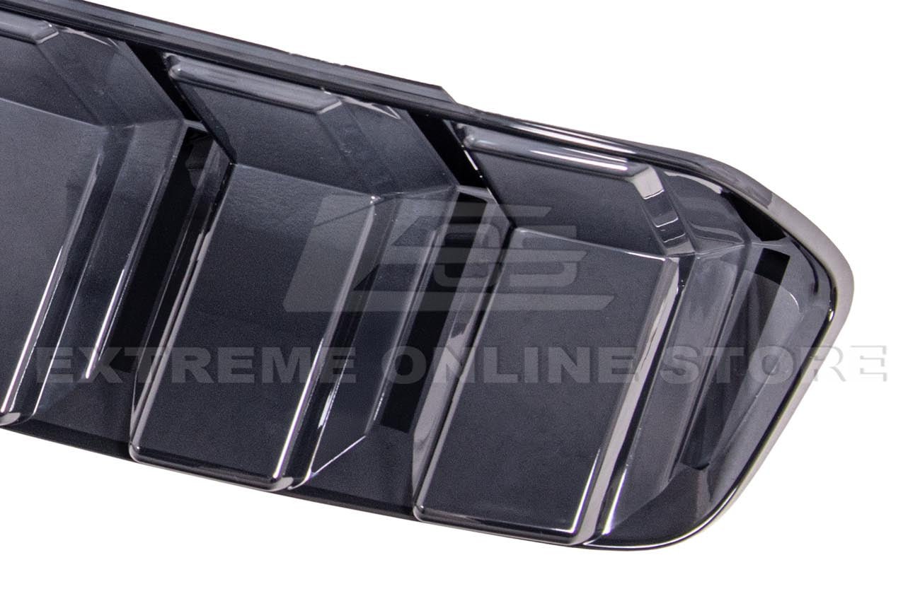 Ford Mustang S650 Factory Style Smoke Tinted Rear Tail Light Trim Bezel Cover 2024-Up