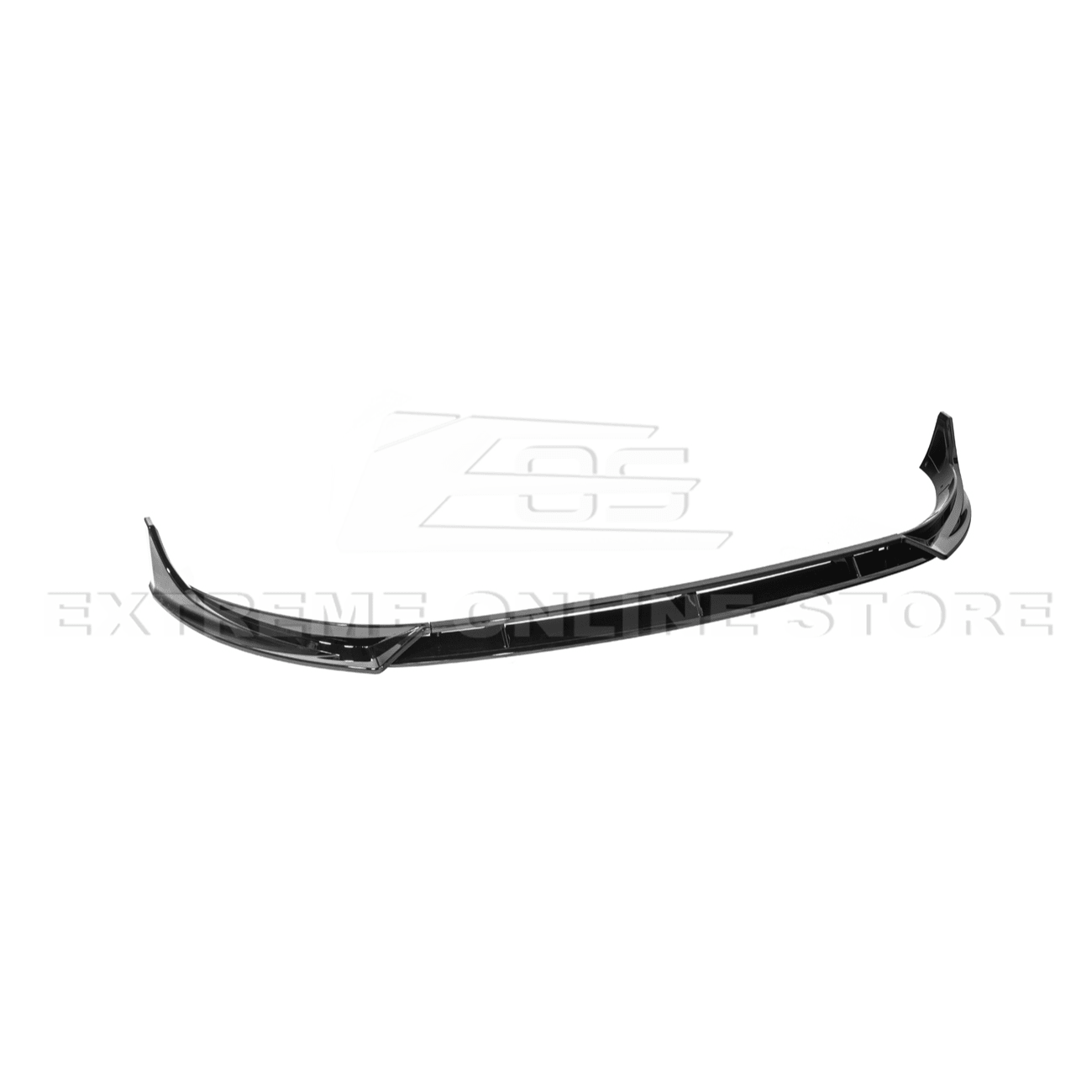 Tesla Model Y Track Style Gloss Black 4 Piece Front Bumper Lip Splitter 2025-Up