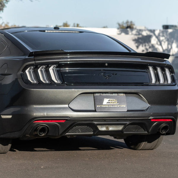 2015-17 Ford Mustang GT350 Rear Bumper Diffuser with Quad Tips – Bayoptiks