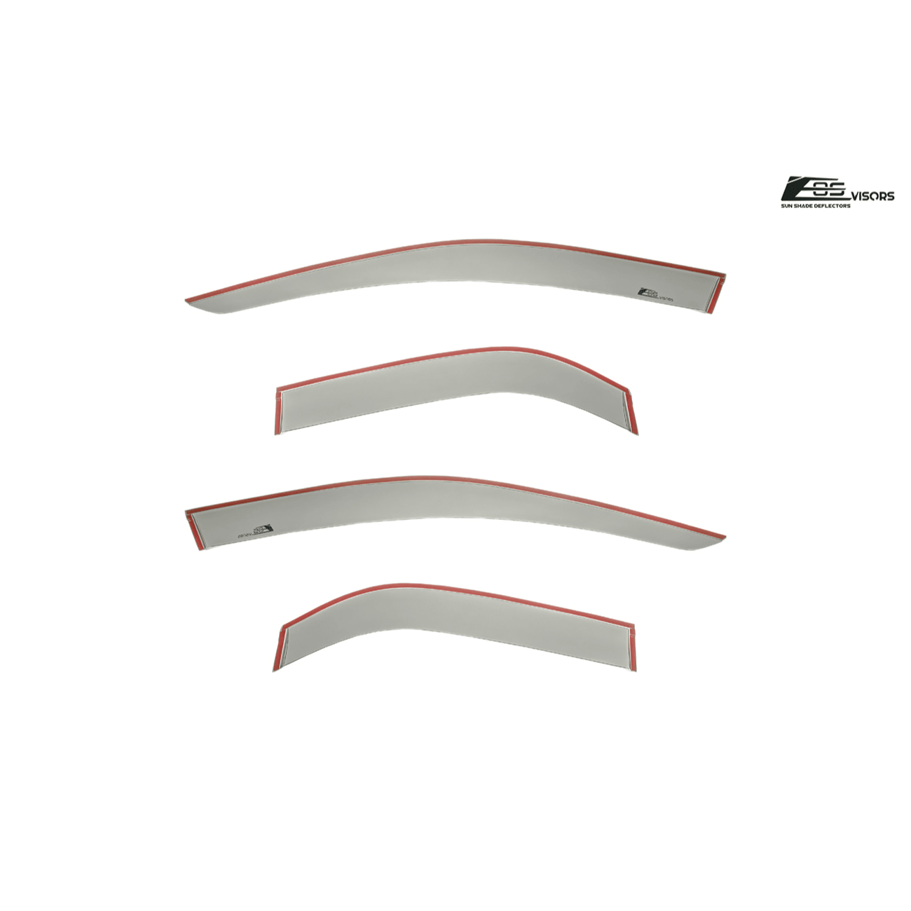 Cadillac CTS Sedan Smoke Tinted Side Window Rain Deflectors 2003-2008