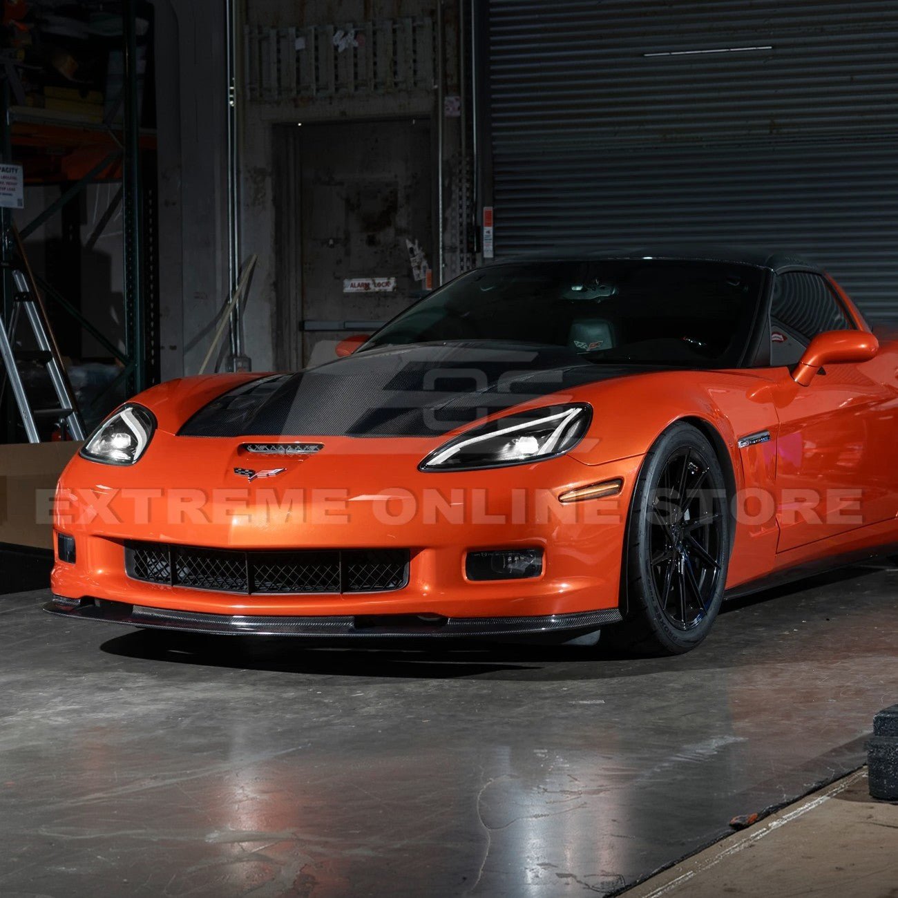Chevrolet Corvette C6 C8 Style Clear Lens Sequential LED Front Headlights 2005-2013