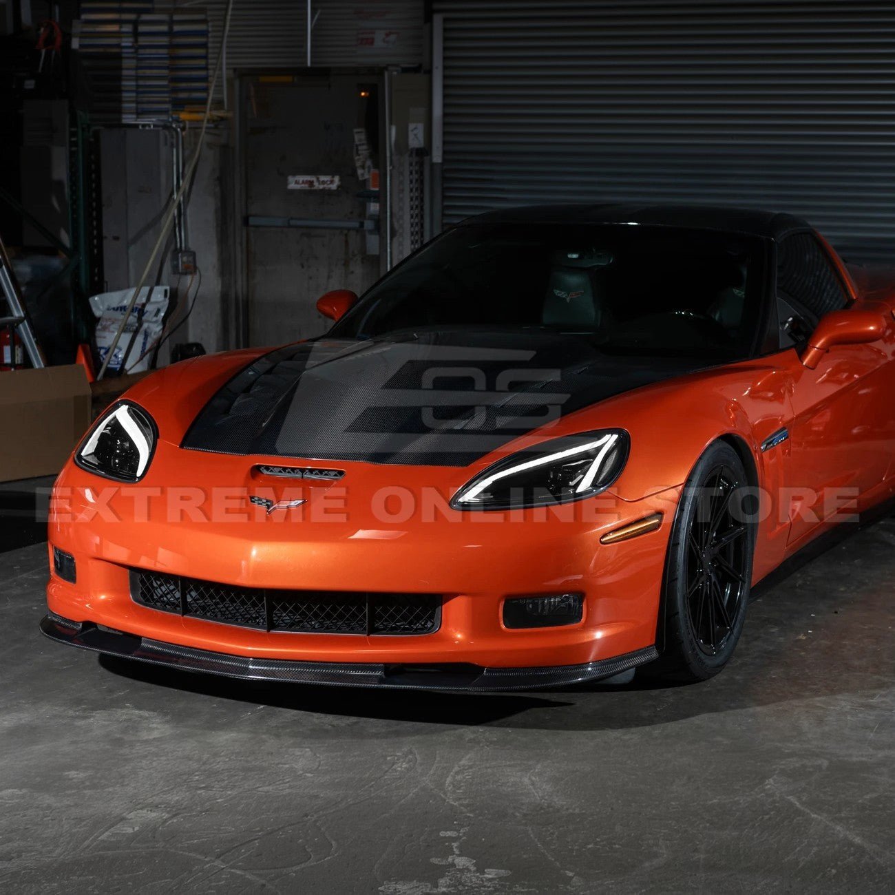 Chevrolet Corvette C6 C8 Style Clear Lens Sequential LED Front Headlights 2005-2013