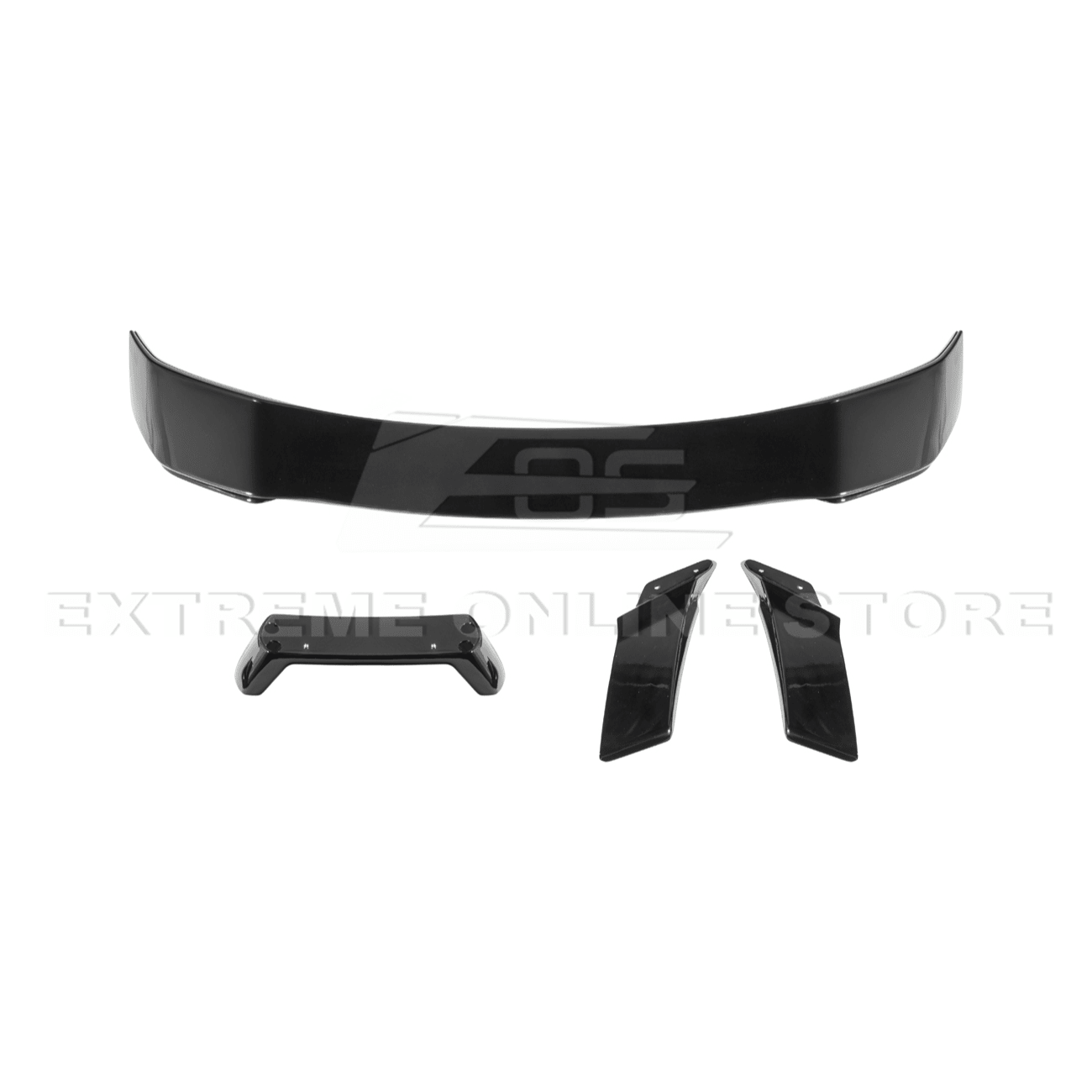 Mustang S650 Dark Horse Style Glossy Black Rear Trunk Lid Wing Spoiler 2024-Up