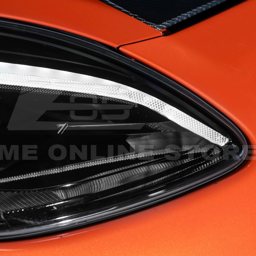 Chevrolet Corvette C6 C8 Style Clear Lens Sequential LED Front Headlights 2005-2013