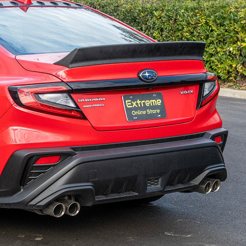 Subaru WRX VB Ducktail Style Matte Black / Gloss Black Trunk Lid Spoiler 2022-Up