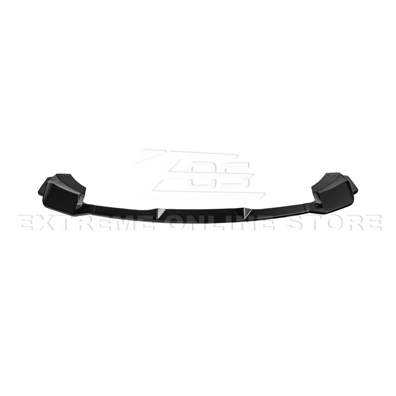 Chevrolet Corvette C8 Performance Style Matte Black Rear Diffuser Lip Winglet Kit 2020-2026
