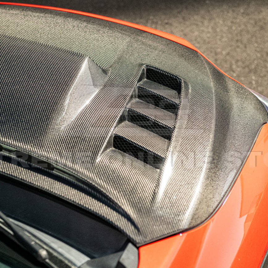 Subaru WRX VB JDM VRS Style Carbon Fiber Front Bumper Hood Cover 2022-2026