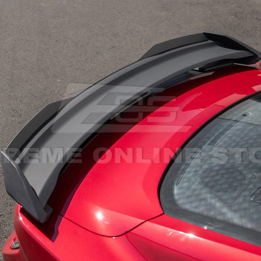 Ford Mustang S650 Dark Horse Style Rear Wickerbill Wing Spoiler Gloss Black Matte Black 2024-Up