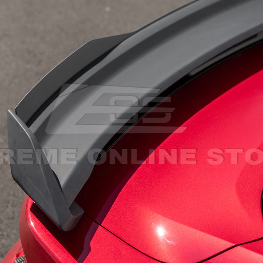 Ford Mustang S650 Dark Horse Style Rear Wickerbill Wing Spoiler Gloss Black Matte Black 2024-Up