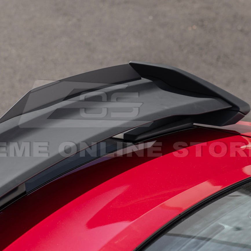 Ford Mustang S650 Dark Horse Style Rear Wickerbill Wing Spoiler Gloss Black Matte Black 2024-Up