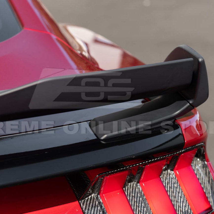 Ford Mustang S650 Dark Horse Style Rear Wickerbill Wing Spoiler Gloss Black Matte Black 2024-Up