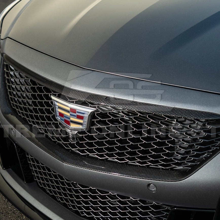 Cadillac CT5-V Blackwing Dry Carbon Fiber Upper Grille Trim Insert 2025–Present