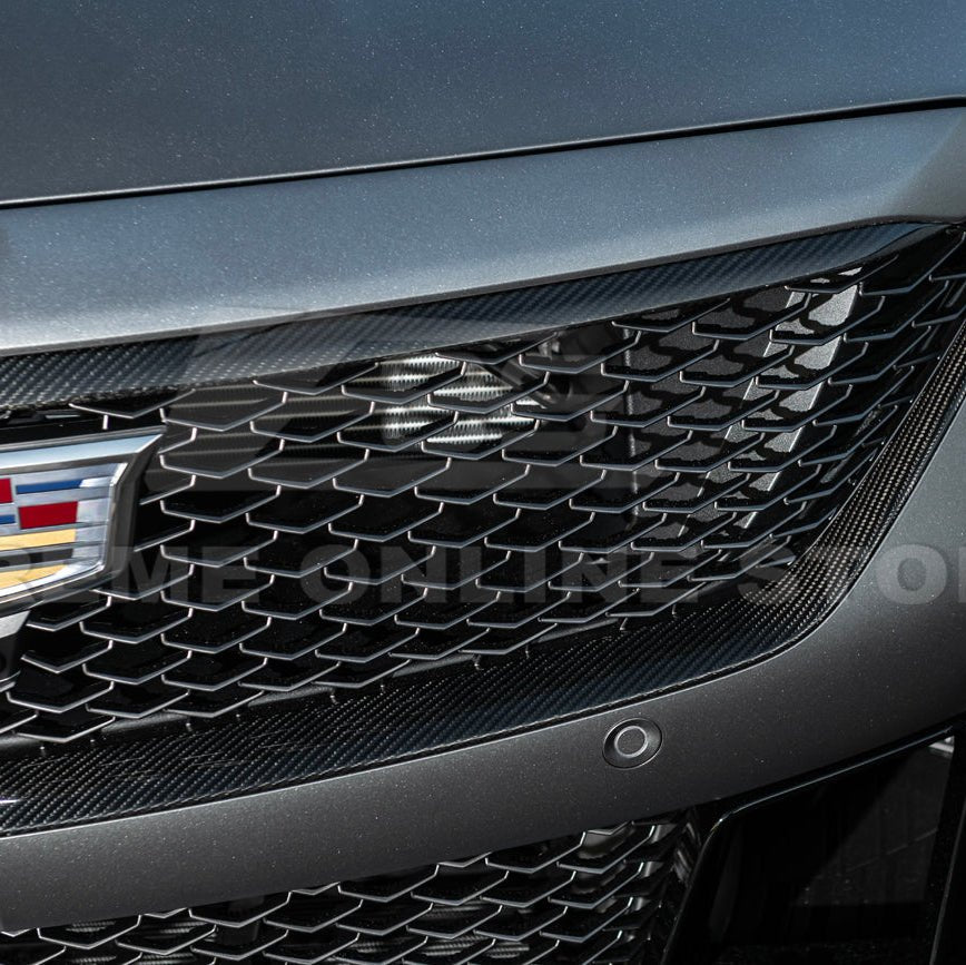 Cadillac CT5-V Blackwing Dry Carbon Fiber Upper Grille Trim Insert 2025–Present