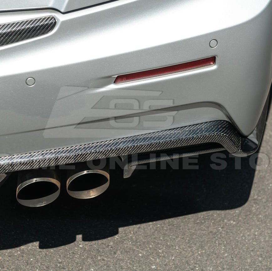 Cadillac ATS-V Factory Style Carbon Fiber Rear Bumper Diffuser Lip 2016-2019