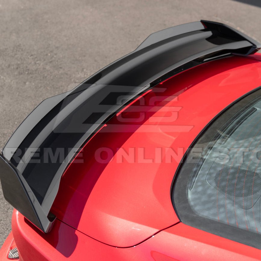 Ford Mustang S650 Dark Horse Style Rear Wickerbill Wing Spoiler Gloss Black Matte Black 2024-Up