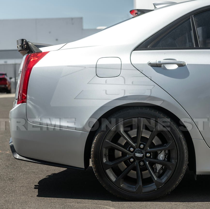 Cadillac ATS-V Factory Style Carbon Fiber Rear Bumper Diffuser Lip 2016-2019