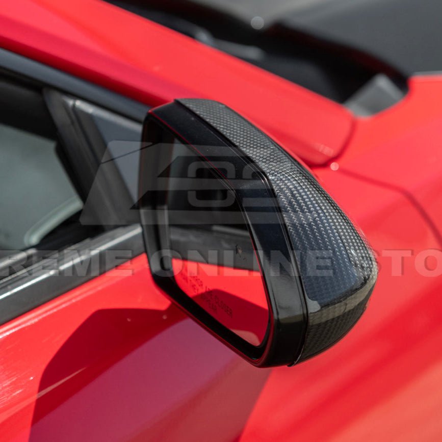 Chevrolet Camaro 6th Gen GM Factory Style Dry Carbon Fiber Mirror Covers 2019-2024