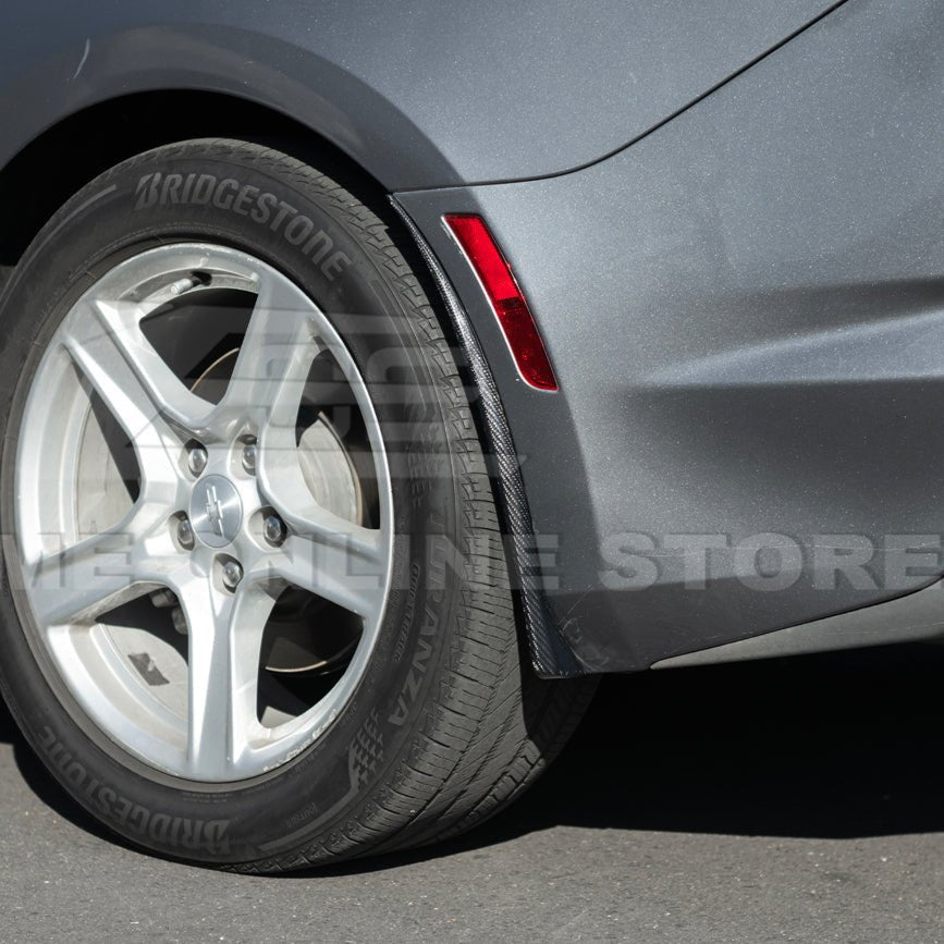 Chevrolet Camaro 6th Gen GM Style Black Front Rear Splash Guards Mud Flaps Set 2016-2024
