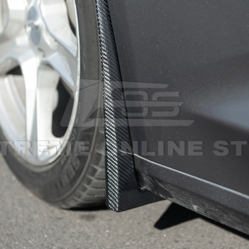 Chevrolet Camaro 6th Gen GM Style Black Front Rear Splash Guards Mud Flaps Set 2016-2024