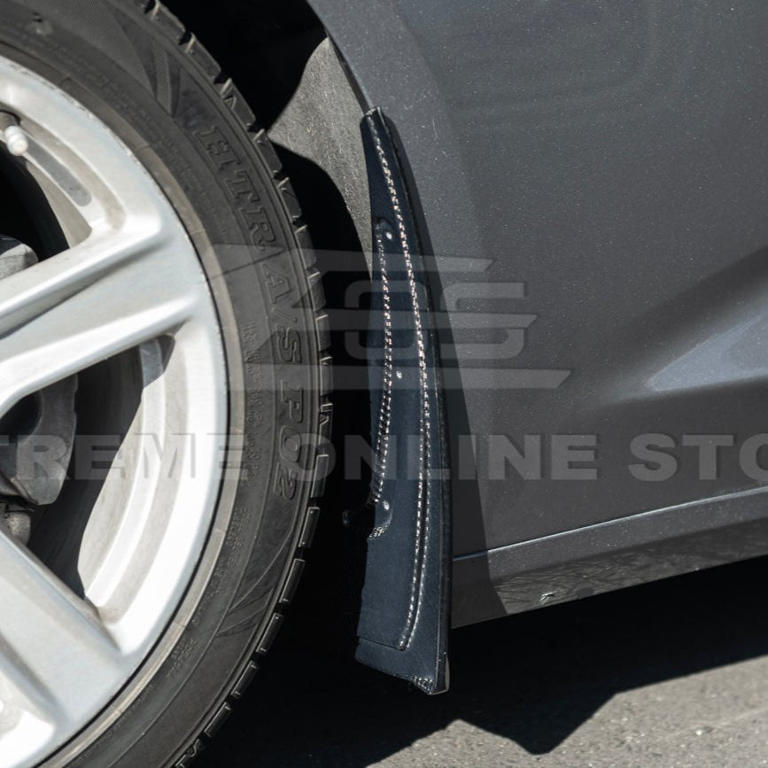 Chevrolet Camaro 6th Gen GM Style Black Front Rear Splash Guards Mud Flaps Set 2016-2024