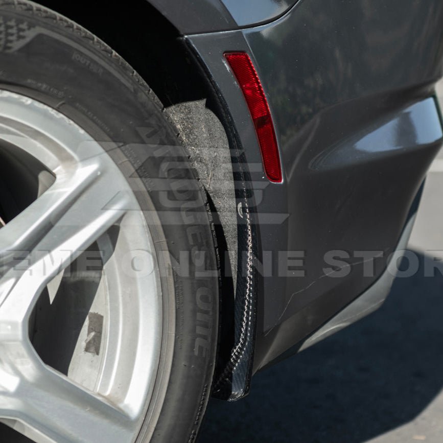 Chevrolet Camaro 6th Gen GM Style Black Front Rear Splash Guards Mud Flaps Set 2016-2024