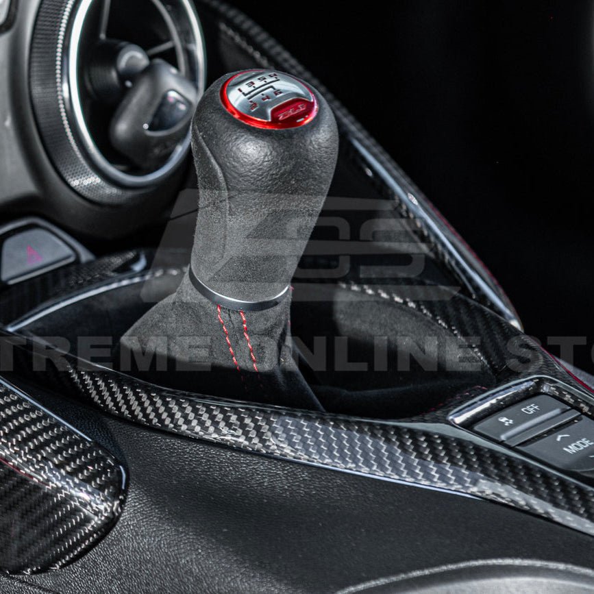Chevrolet Camaro 6th Gen Carbon Fiber Center Console Cover 2019-2024