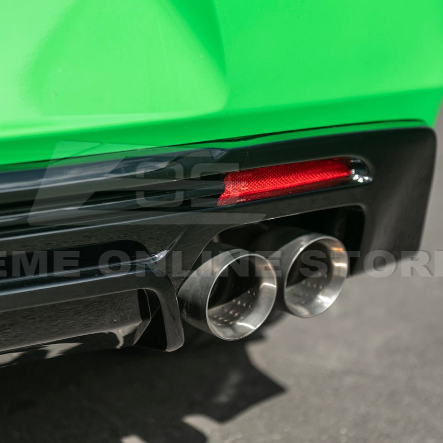 Chevrolet Camaro 6th Gen ZL1 Style Gloss Black Matte Black Rear Quad Exit Diffuser 2016-Up