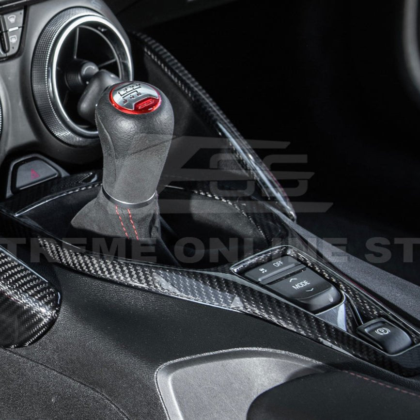 Chevrolet Camaro 6th Gen Carbon Fiber Center Console Cover 2019-2024