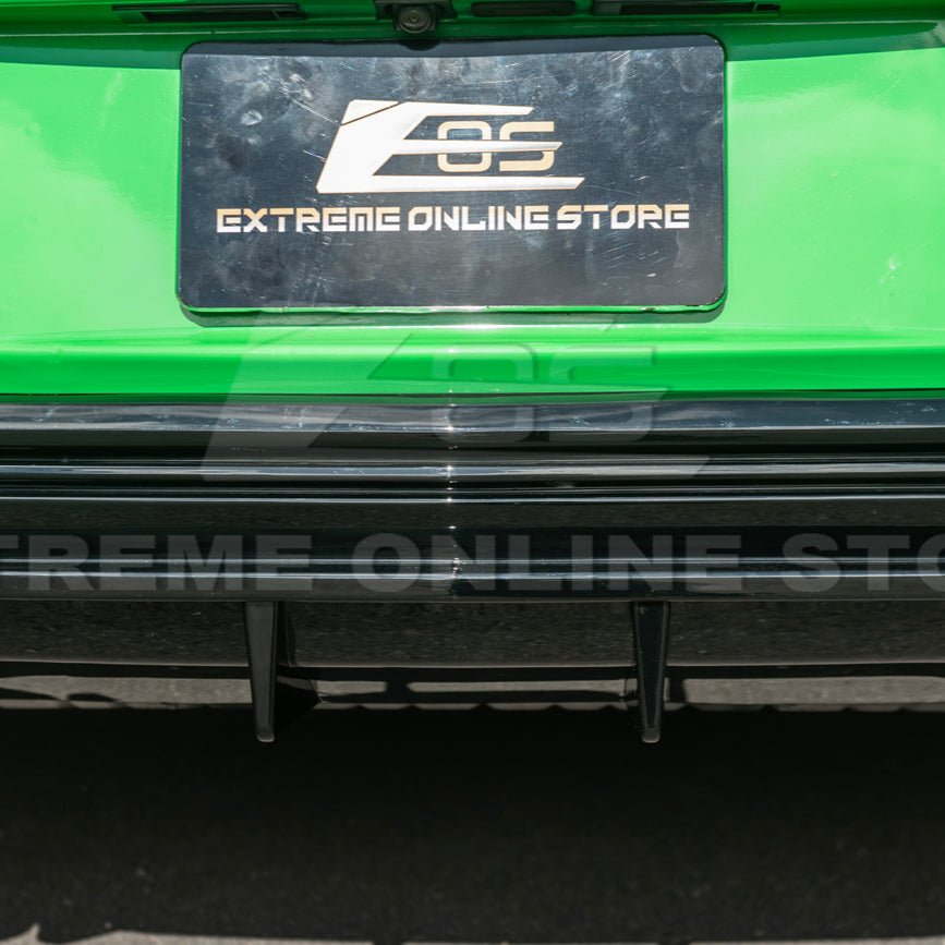 Chevrolet Camaro 6th Gen ZL1 Style Gloss Black Matte Black Rear Quad Exit Diffuser 2016-Up