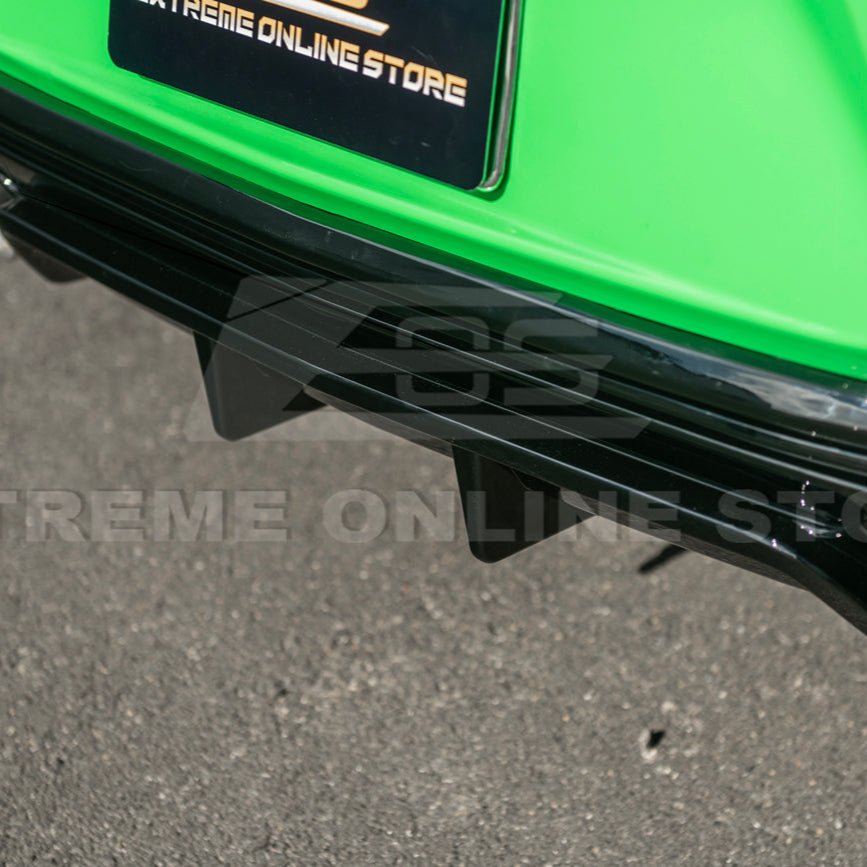 Chevrolet Camaro 6th Gen ZL1 Style Gloss Black Matte Black Rear Quad Exit Diffuser 2016-Up