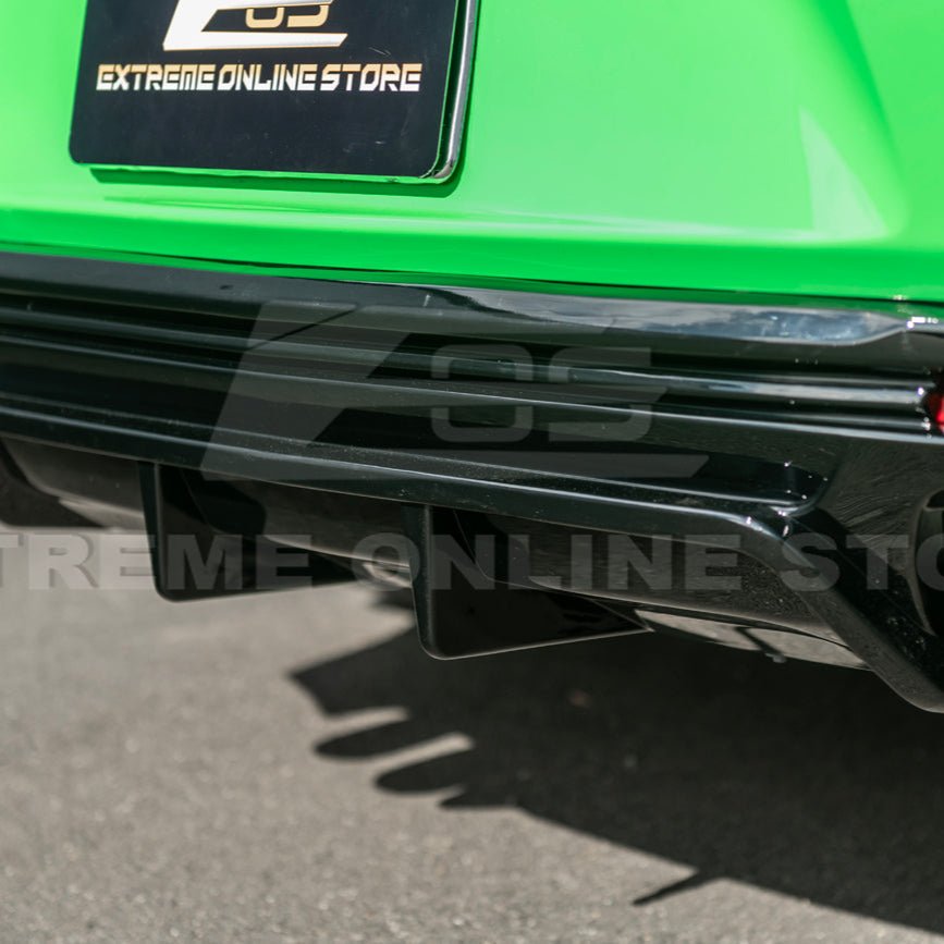 Chevrolet Camaro 6th Gen ZL1 Style Gloss Black Matte Black Rear Quad Exit Diffuser 2016-Up