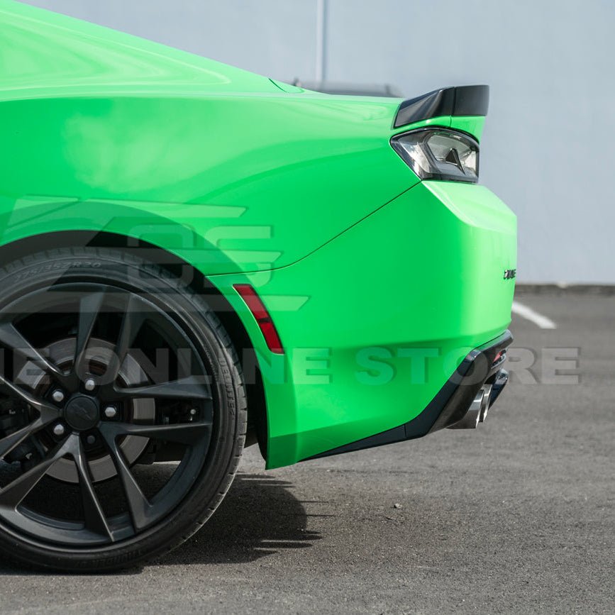 Chevrolet Camaro 6th Gen ZL1 Style Gloss Black Matte Black Rear Quad Exit Diffuser 2016-Up