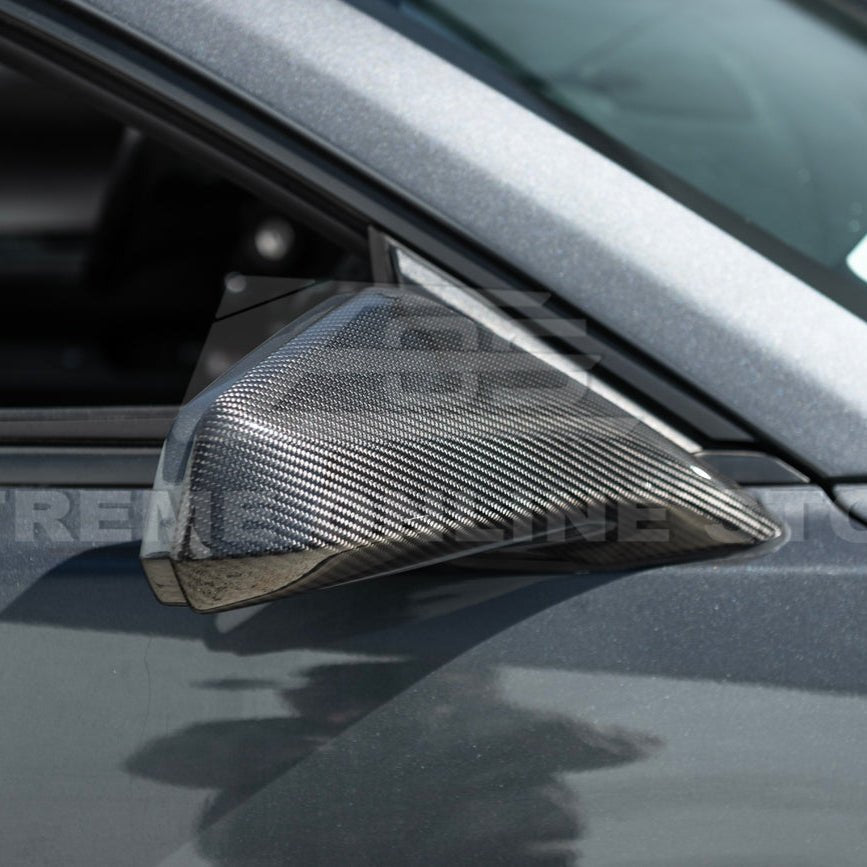 Chevrolet Camaro Gen 5 Factory Style Dry Carbon Fiber Mirror Cover Caps 2010-2015