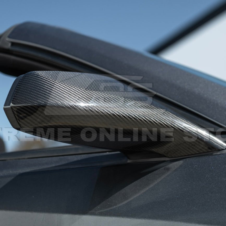 Chevrolet Camaro Gen 5 Factory Style Dry Carbon Fiber Mirror Cover Caps 2010-2015