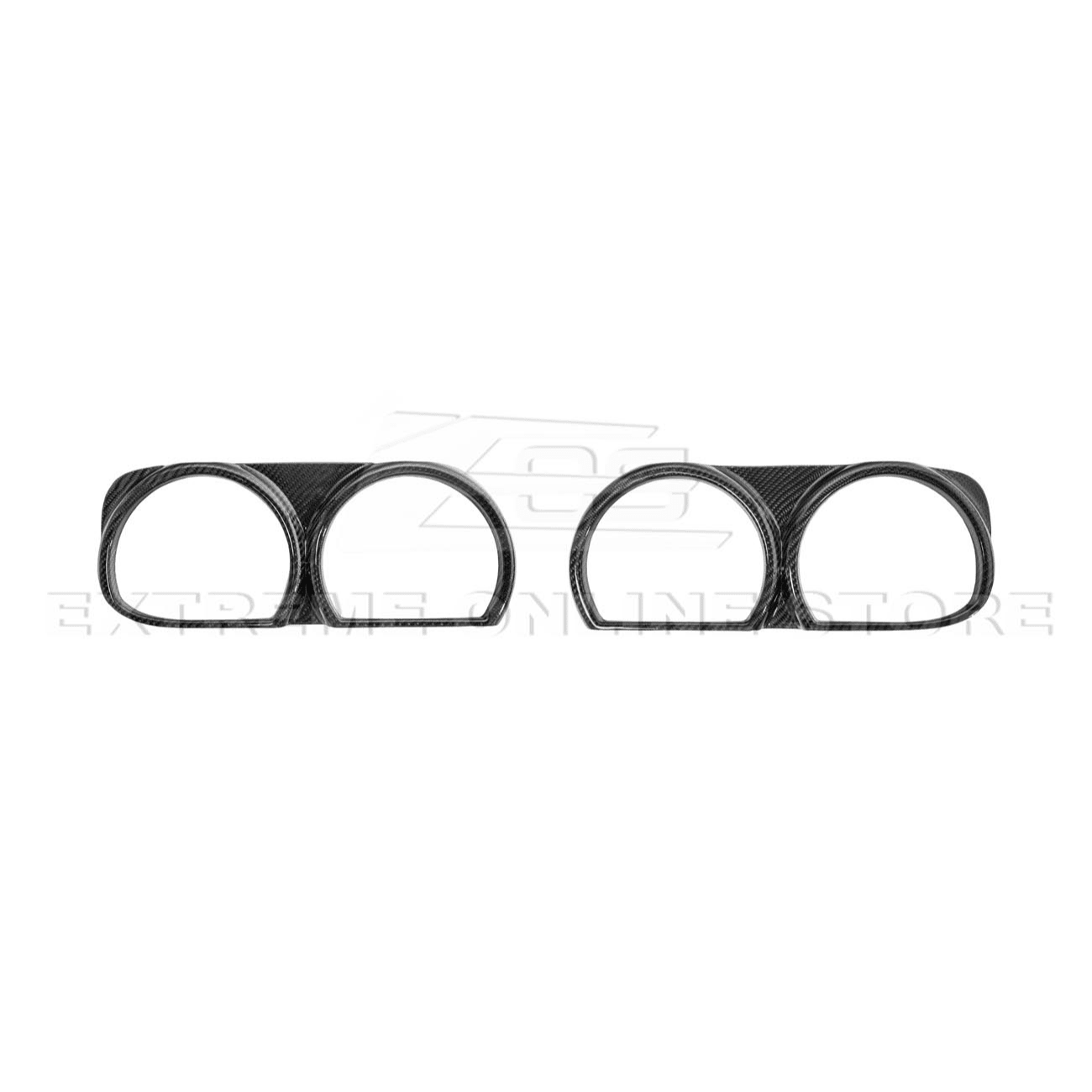 Dodge Challenger LA Factory Style Carbon Fiber Headlight Trim Cover Overlay 2015-2023