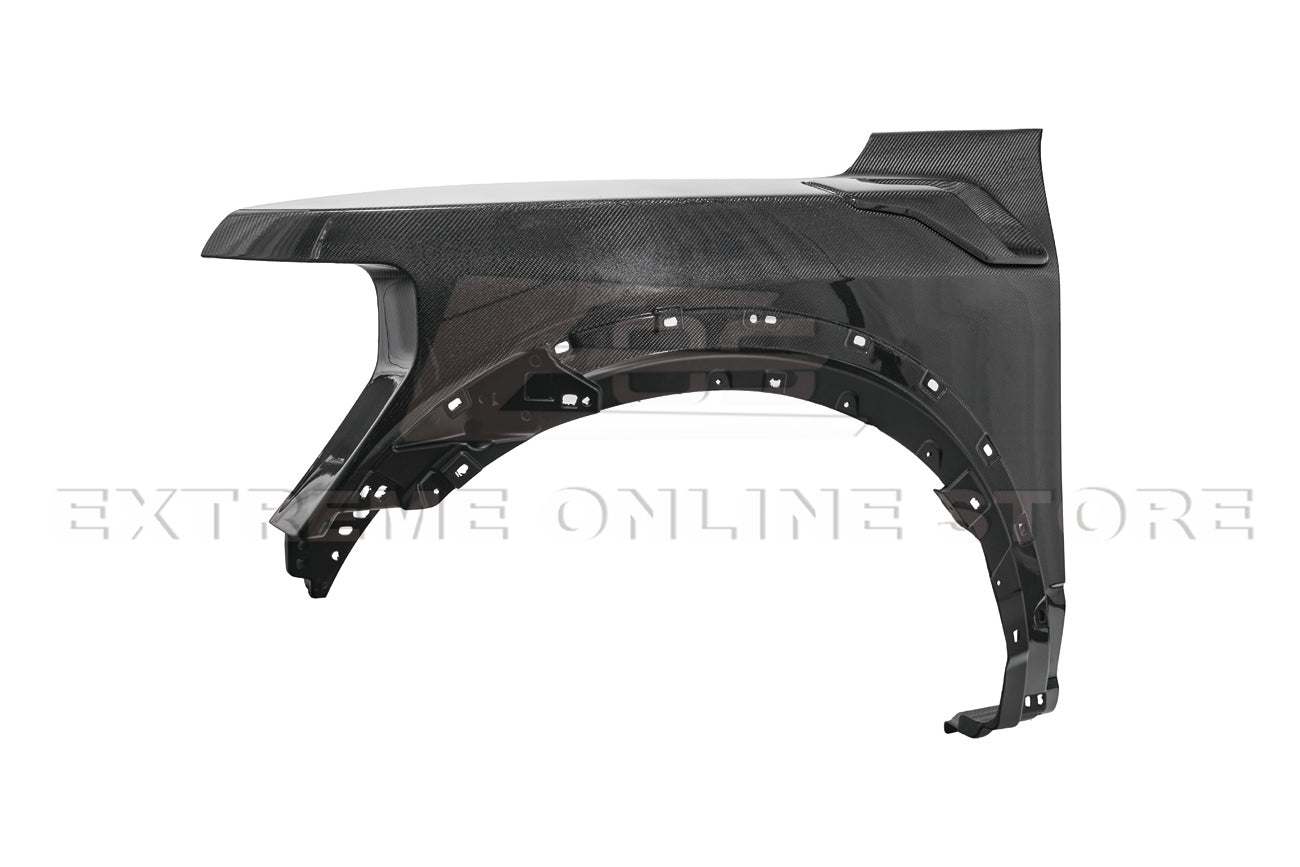 Ford F-150 Raptor Gen 3 Factory Replacement Carbon Fiber Side Fenders with Vents 2021-Up