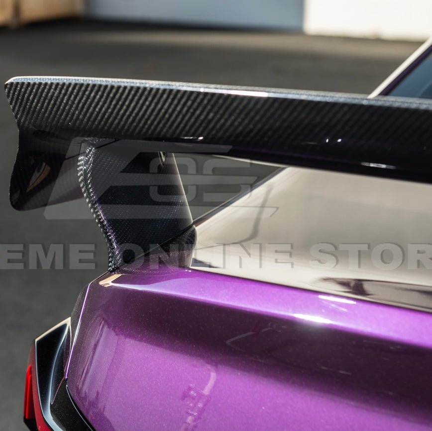 BMW G87 M2 M Performance Track Carbon Fiber Rear High Wing Spoiler 2023-Up