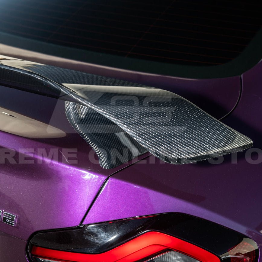 BMW G87 M2 M Performance Track Carbon Fiber Rear High Wing Spoiler 2023-Up